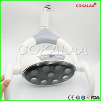ce approved adjust color temperatuer dental lamp with 9pcs led tube implant surgery lamp shadeless