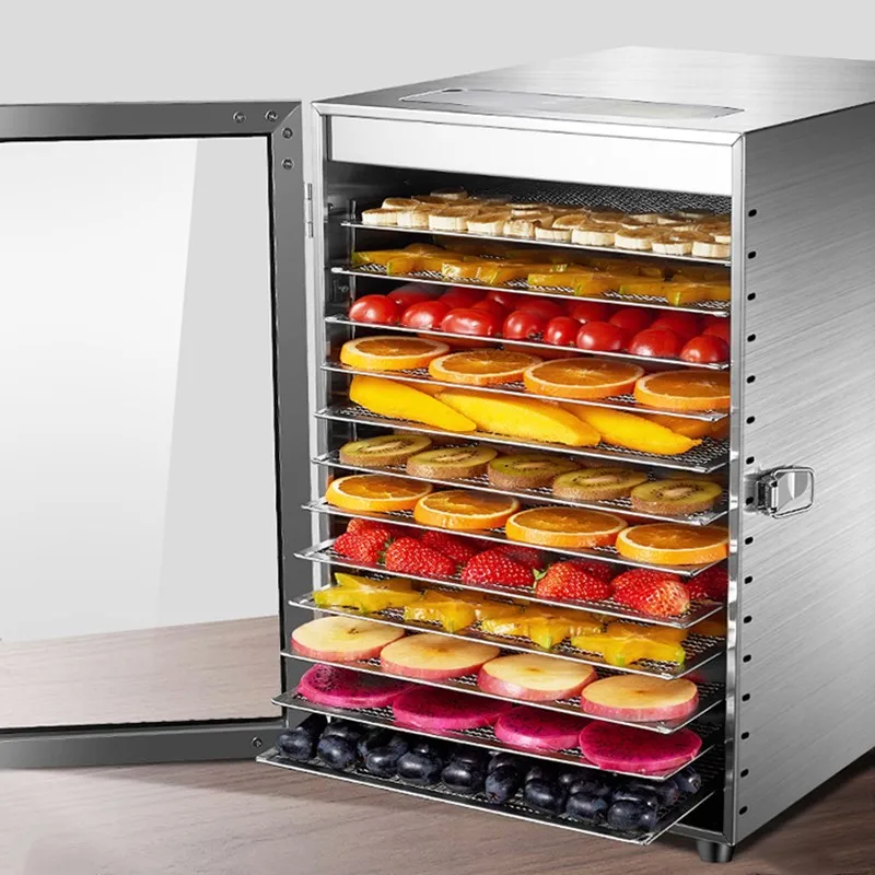 

Food Dehydration Dryer Fruit Dryer Commercial 12-layer Vegetables Dried Meat Pet Snacks Air Dryer Food Dried Fruit Machine