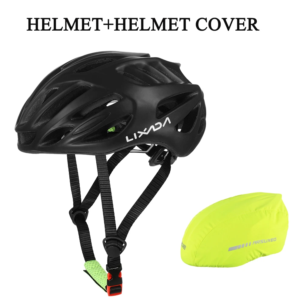 Helmet And Cover Шлем велосипедный шлем крышка 32 вентиляционные отверстия ультралегкий цельно-Формованный EPS спортивный велосипедный шлем с подкладкой коврик горный велосипед - Цвет: Helmet And Cover