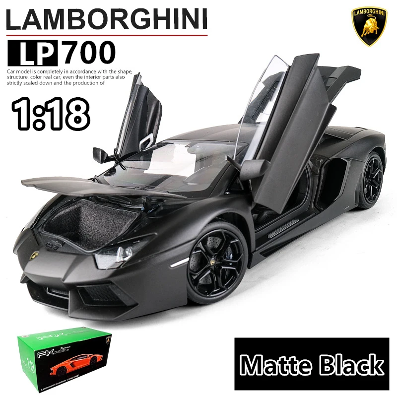 LP700 Welly 1:18 Lamborghini LP700 сплав модель автомобиля Моделирование Украшение автомобиля коллекция подарок игрушка Литье модель игрушка для мальчиков - Цвет: LP700