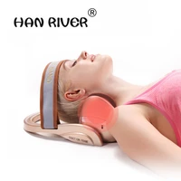 multi functional 3d double air bag cervical massage instrument traction cervical physical therapy electromotor vibrates vibrator