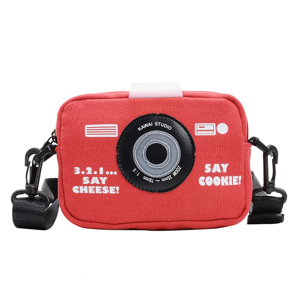 

New Fashion Girls Kids Messenger Bags Canvas Camera Bag Wild Coin Purse Baby Kid Girls Cute Mini Cool Bags