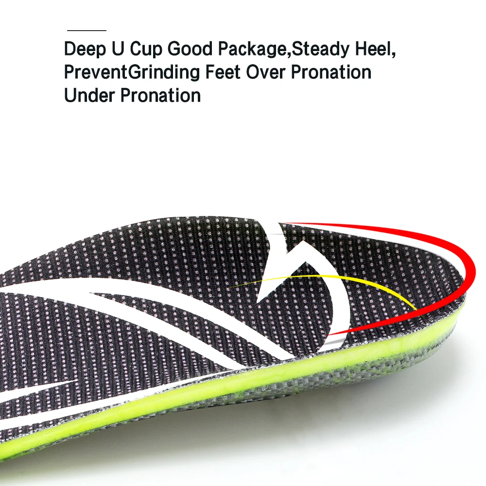 3ANGNI Inserts Foot Arch Support Orthopedic Shoes Insole For Women Men Flat Feet Corrector Plantar Fasciitis Pain Sole Protector