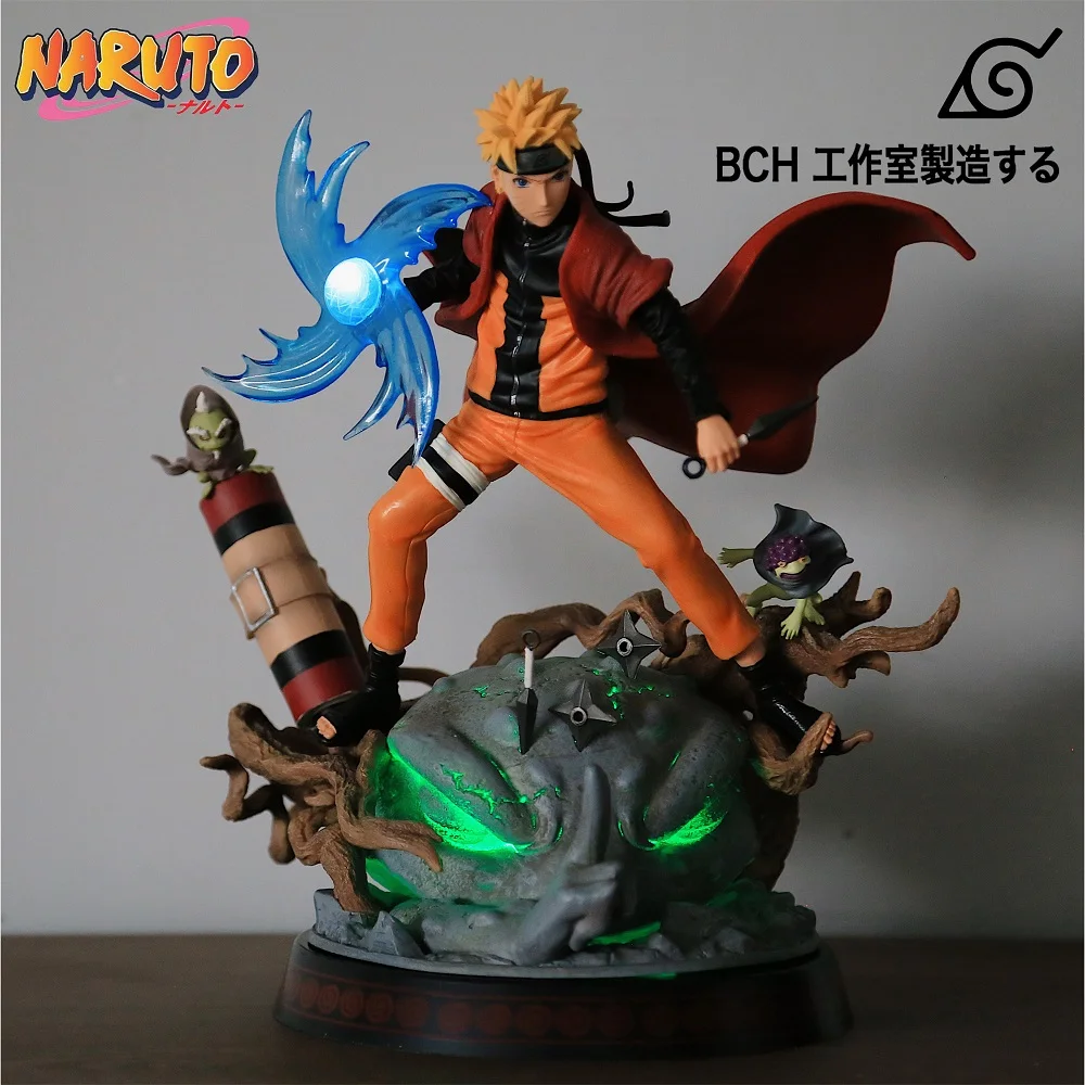 BANDAI рисунок аниме Наруто Модель горящий ветер жаба Фея экшн-фигурка 28 см Смола +