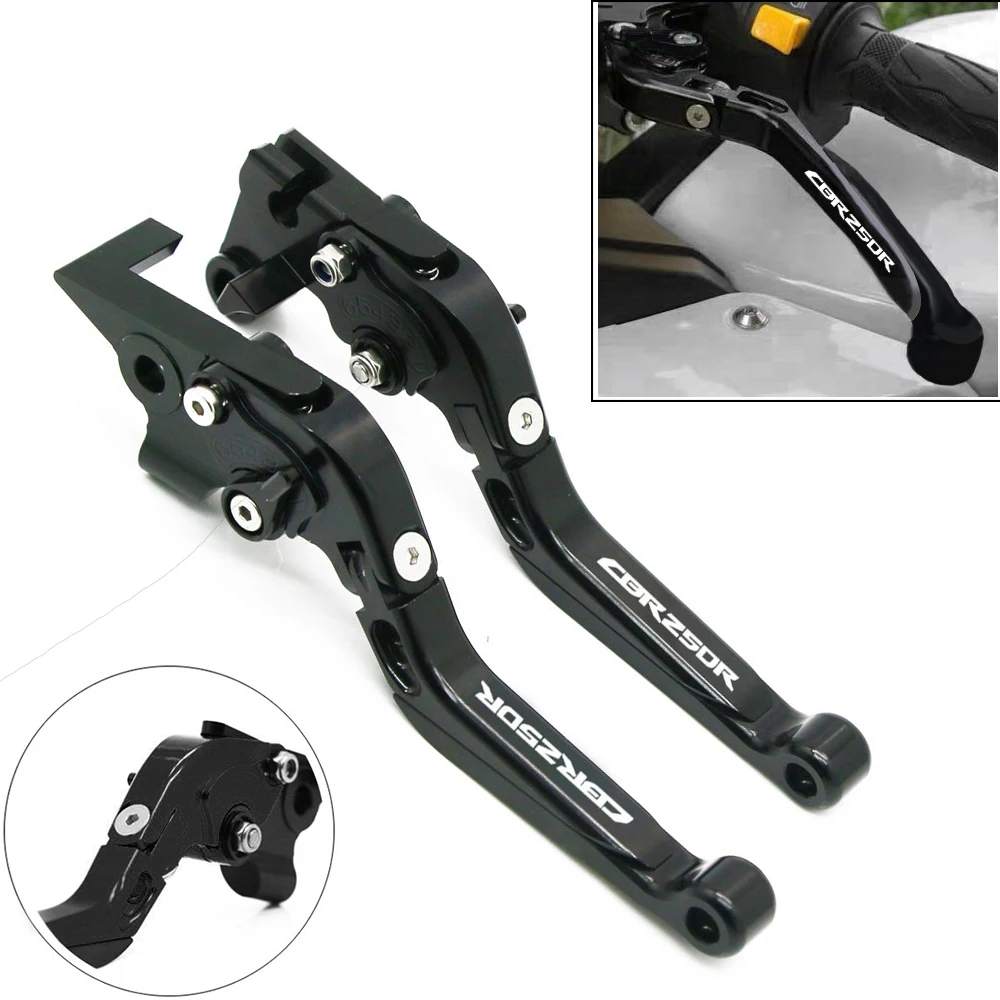 

For HONDA CBR 250 R CBR 250R CBR250R 2011-2013 Motorcycle Adjustable Foldable Brake Clutch Levers Folding Extendable Handle Grip