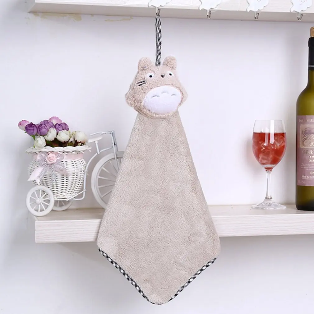 

Bathroom Office Car Use Cartoon Design Absorbent Hand Dry Towel Clearing