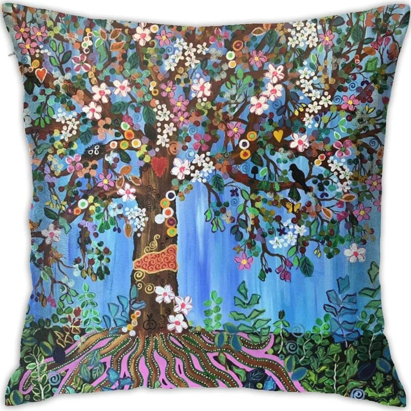 

Pillowcase Cotton polyester cushion cover Pillowcase Sofa Home Decor 18 inches x 18 inches (45 x 45 cm)