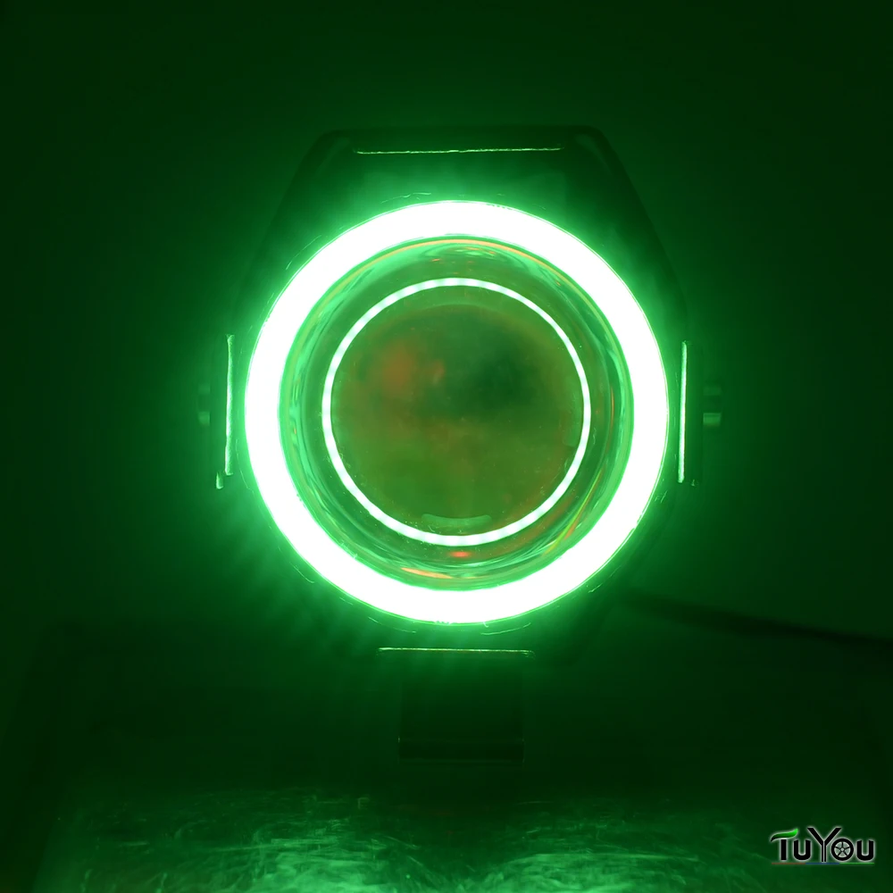 

Motorcycle LED spotlight 30W electric vehicle super bright led U7 Transformers headlight strong light always on ATV