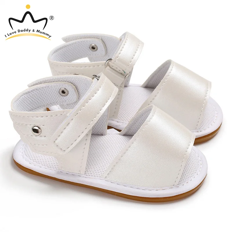 Летние детские сандалии однотонные с крыльями ангела из мягкой искусственной