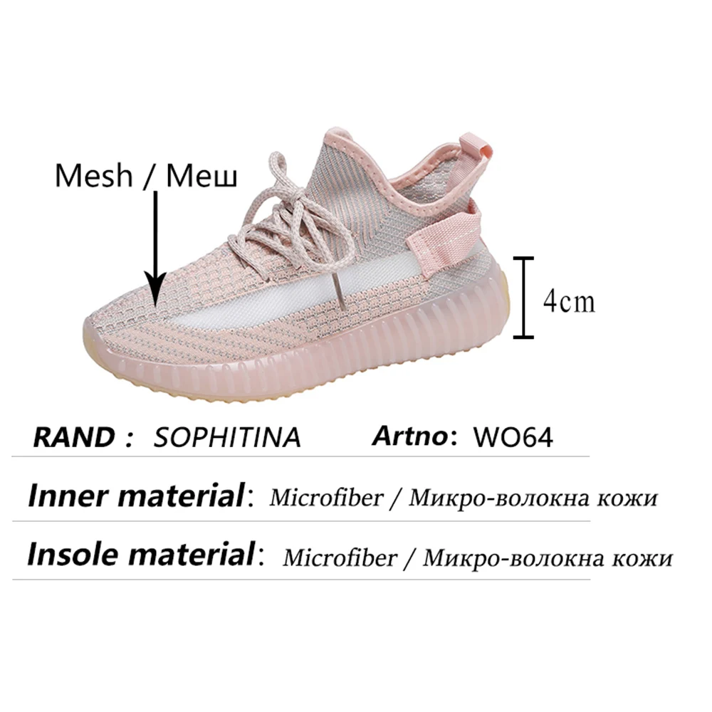 

SOPHITINA Women Sports Shoes Casual Mesh Breathable Shoes Mixed Colors Knitting Sneakers Wild Pink Blue Fashion Lady Flats WO64