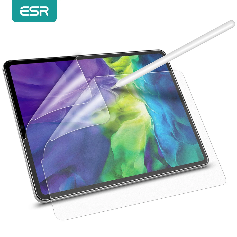 ESR бумажная Защита экрана для iPad Pro 11 12 9 2021 2020 2018 как написано на бумаге 8 7/iPad mini 6 Air 4