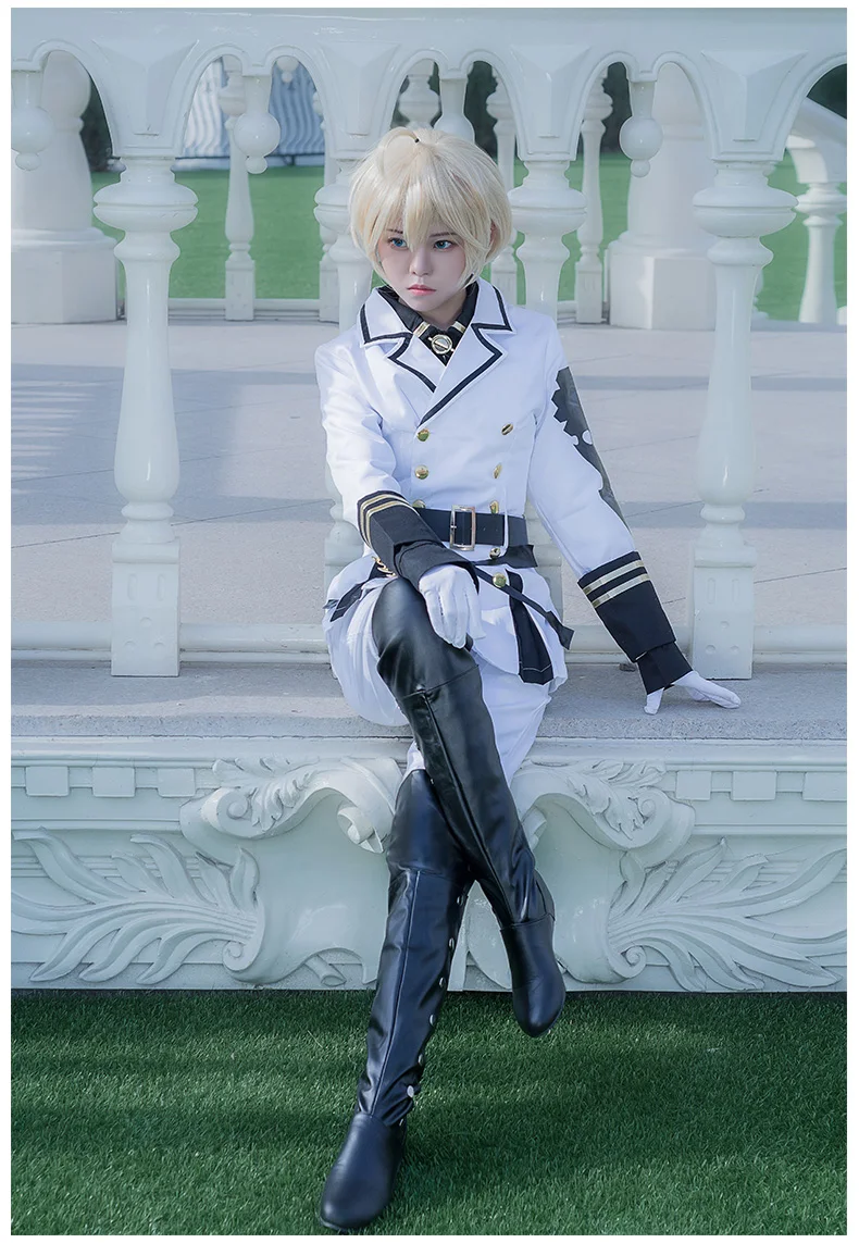 Костюм для косплея Mikaela Hyakuya из аниме сераф конца красивый костюм подходит