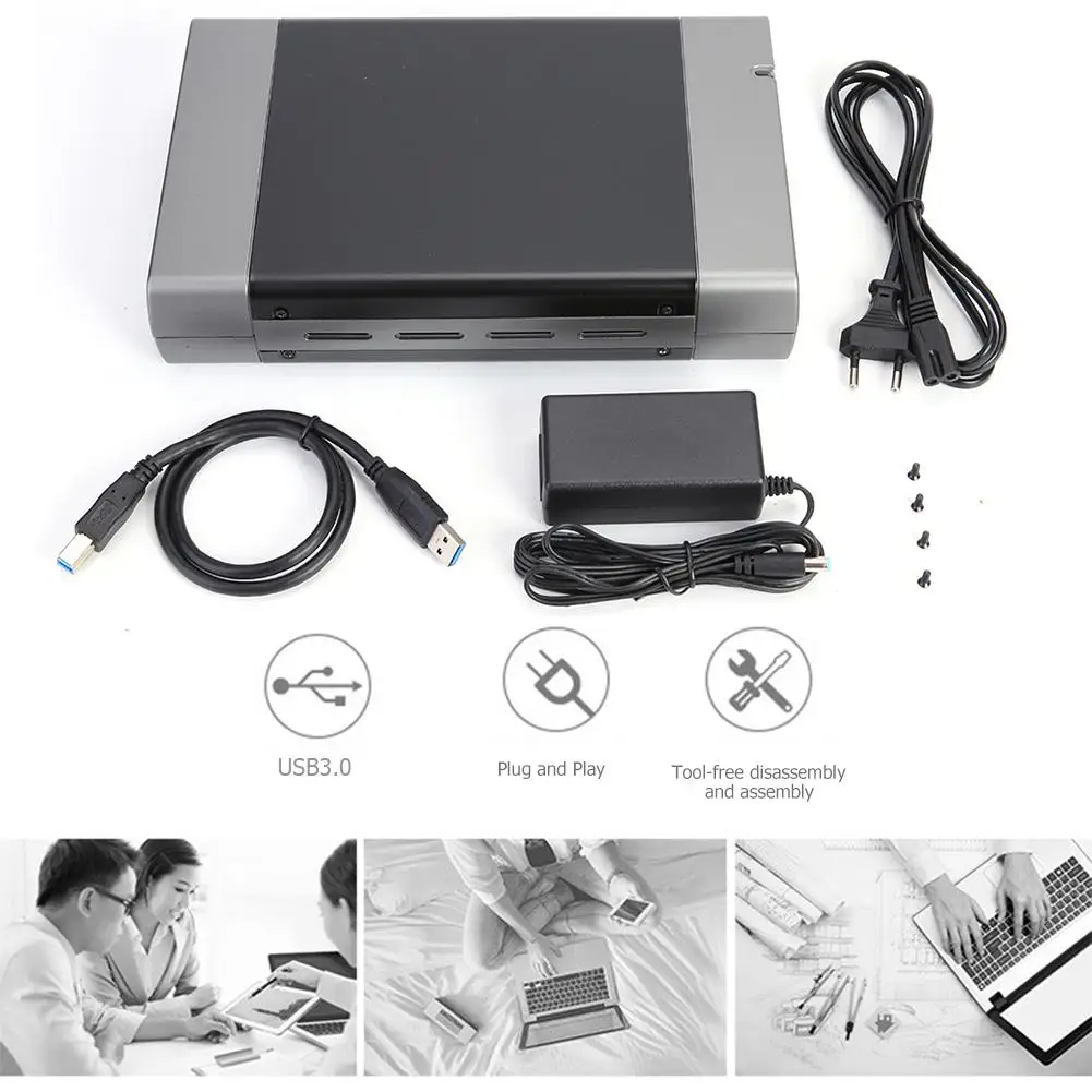 Чехол для 2 5 дюймового жесткого диска с USB 25 на 3 дюйма Type B SATA адаптер внешний