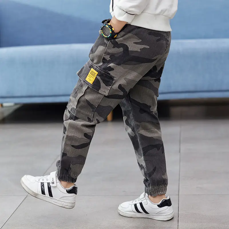 Брюки для мальчиков Детские уличные камуфляжные брюки детские разноцветные
