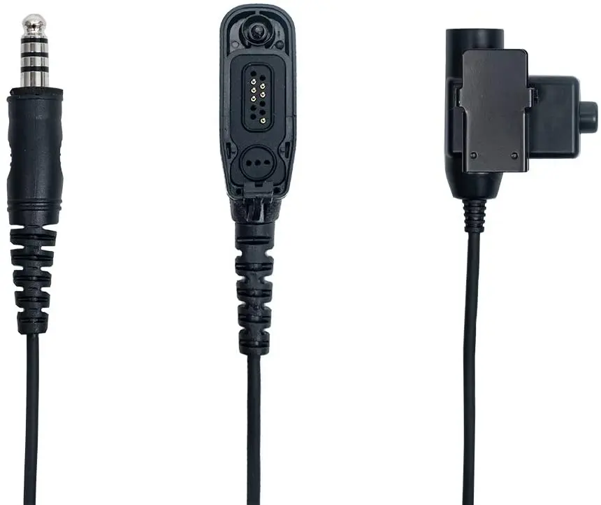 YiNiTone Air Tube Throat Neck Vibration Mic Headset+Z Tactical U94 PTT for Motorola XiR DP4800 DP4400P8268 MTP850S P8200 Radio