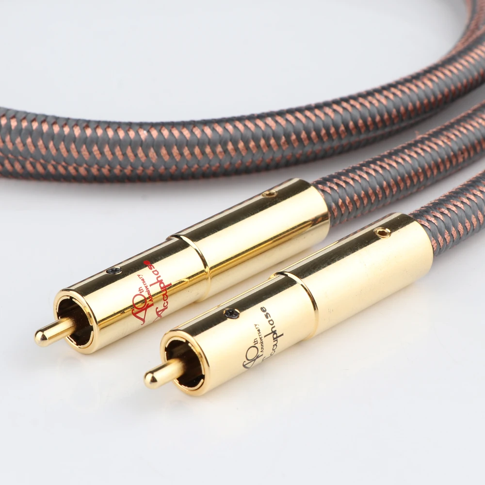 Кабель Hifi RCA Accuphase 40 е юбилейное издание соединительный аудиокабель с