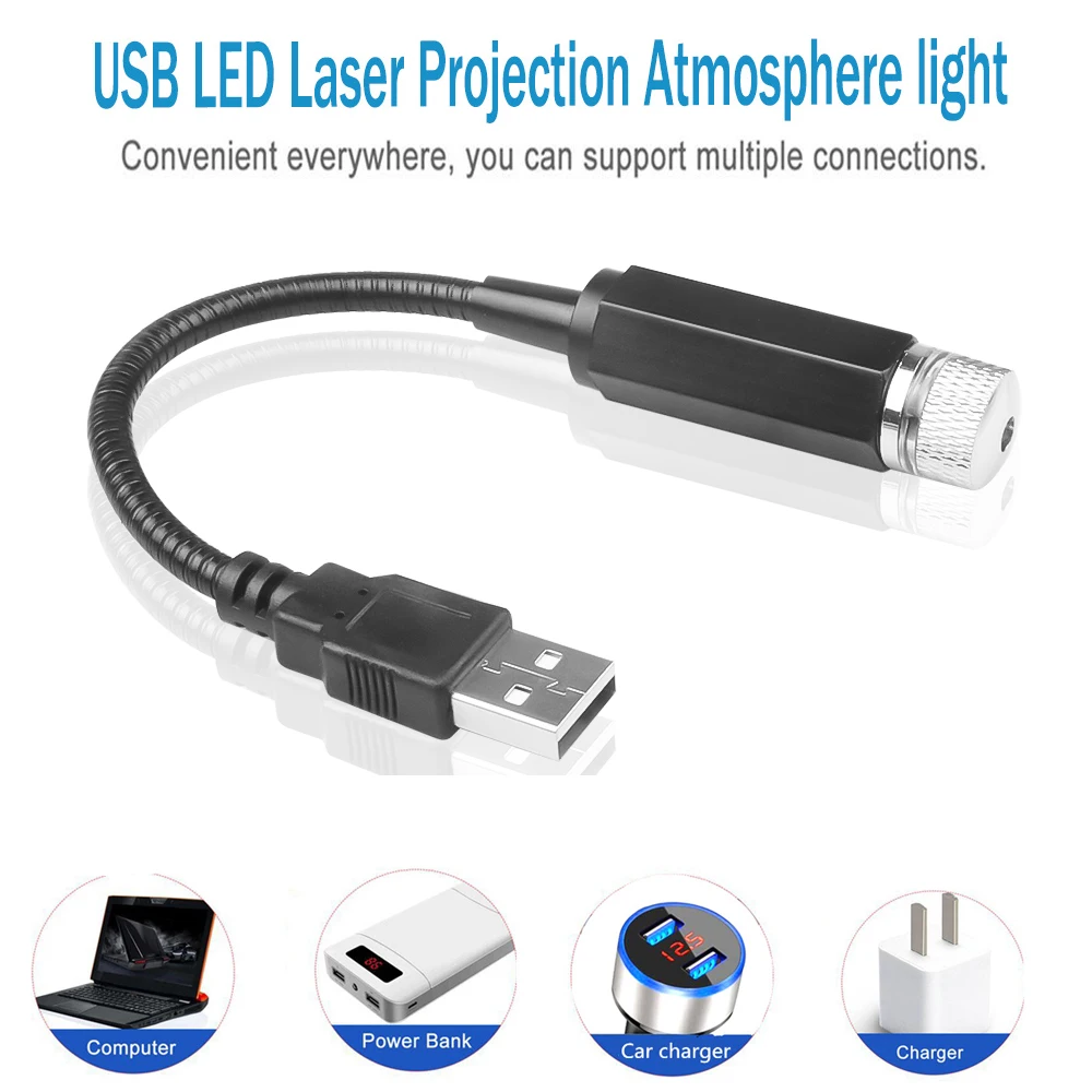 Светодиодный USB ночник для крыши автомобиля 5 в|Декоративная лампа| |