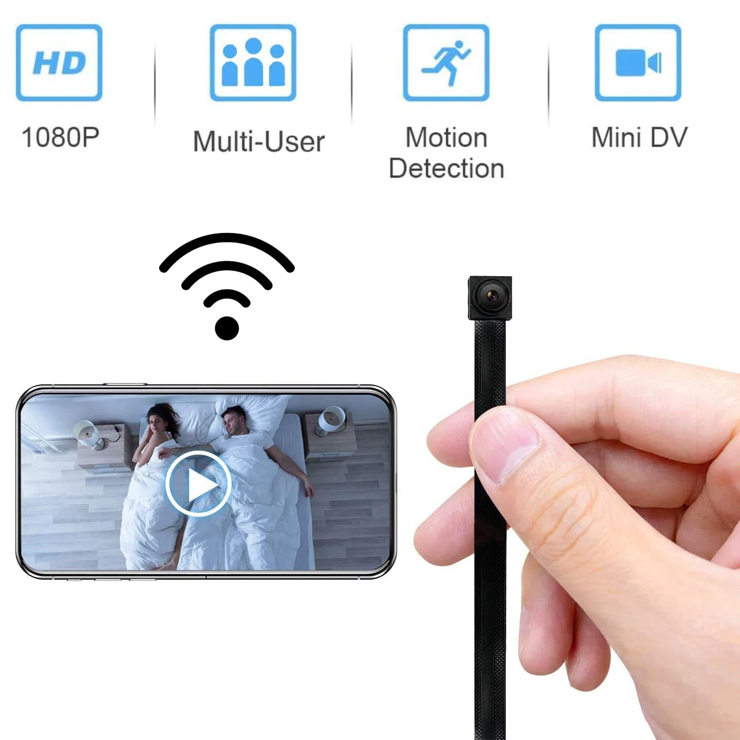 HD 1080P DIY Портативный WI FI мини Камера Скрытая камера для домашней безопасности s