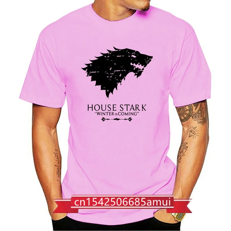 

2020 Fashion Round Neck Best Selling Male Natural Cotton Shirt House Stark Inspired By Printed T-Shirt