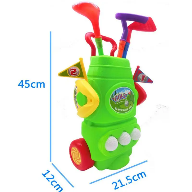 Гольфы для клюшек портативные тележки детский игрушечный комплект мини гольфа с