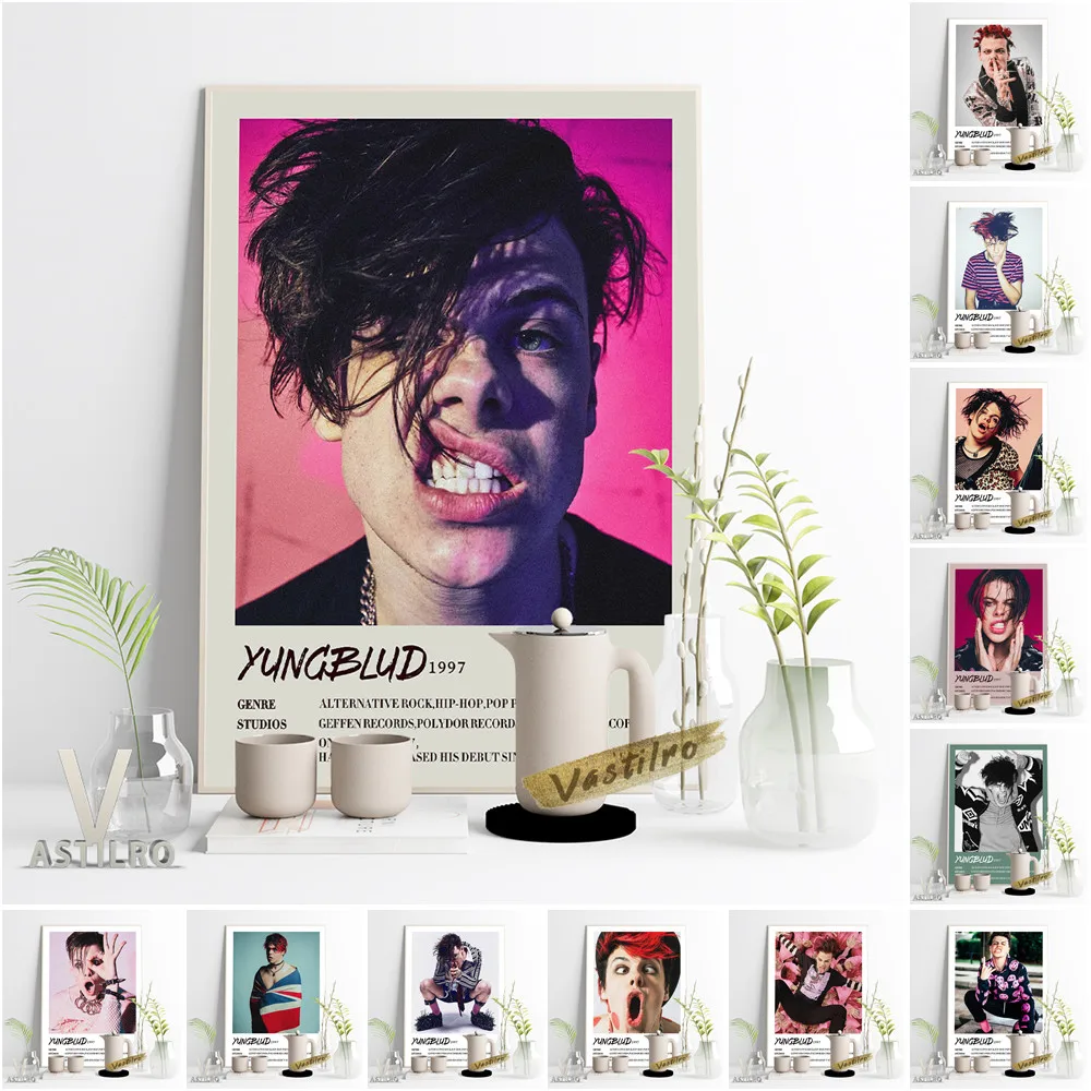 

Yungblud Punk Rock Singer Poster Music Star Portrait Celebrity Wall Pictures High Quality Print Art Home Decor Fans Collect Gift