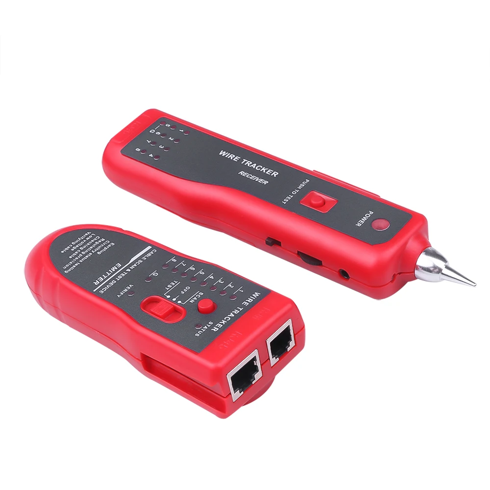 

Тестер сетевого кабеля UTP, STP, Cat5, Cat6, RJ45, устройство для поиска телефонных проводов, трекер, трассировщик, набор для диагностики тонов