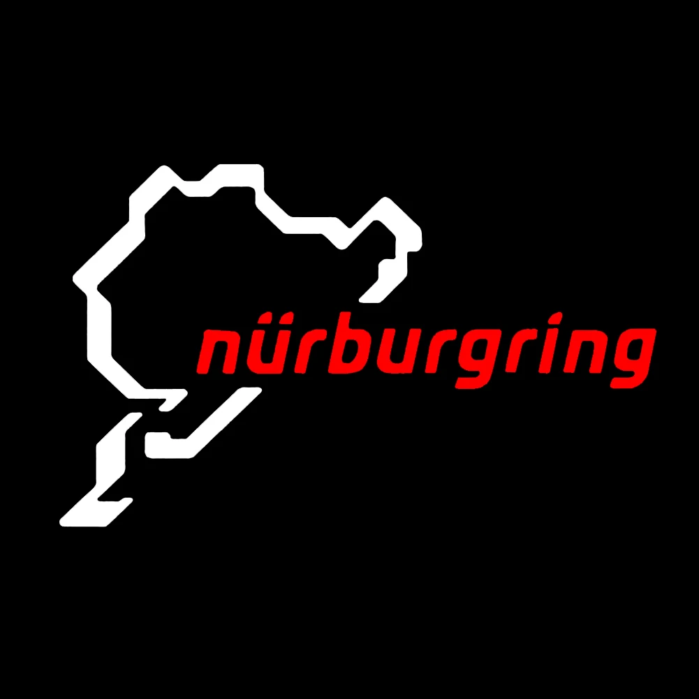 Nurburgring Автомобильный багажник Кузова бампера окна украшения Стайлинг наклейки