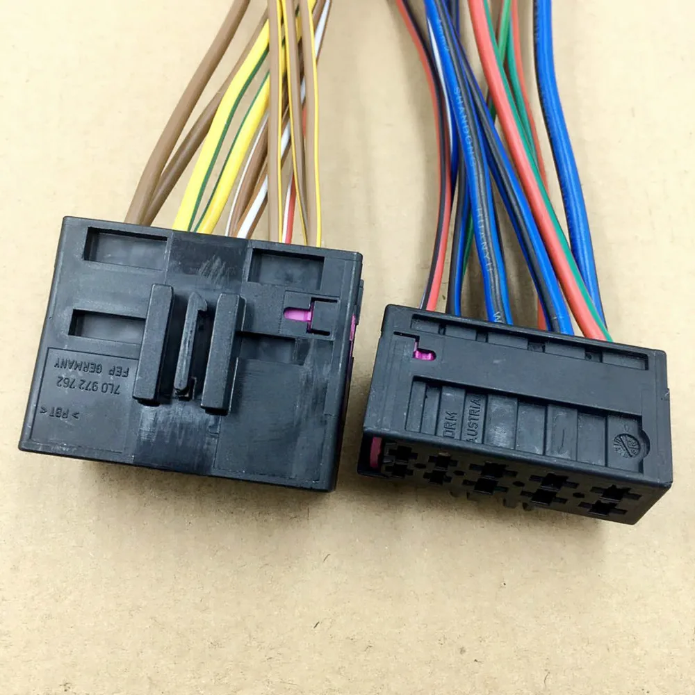 

Car seat heating plug connector with wire for Volkswagen New Passat Golf Tiguan Magotan Sagitar 7L0 972 762 8E0 972 710