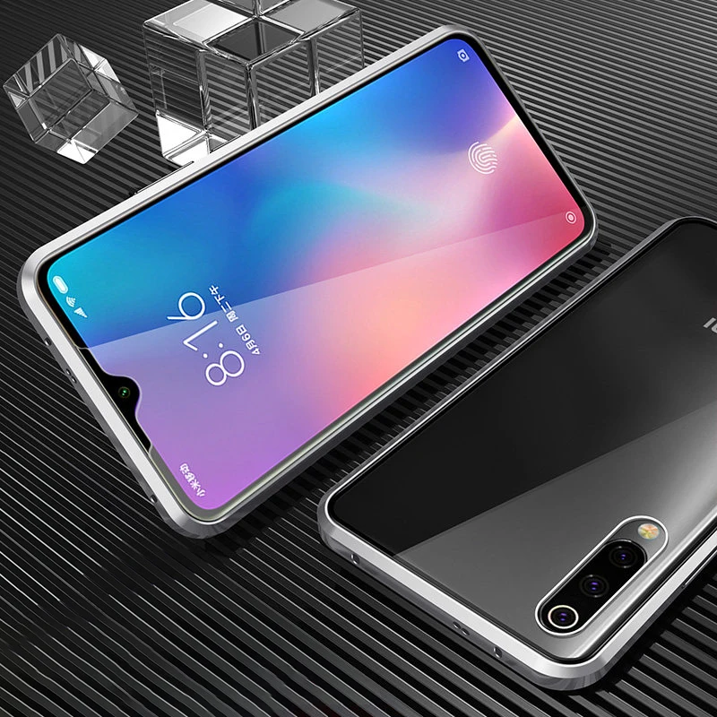 Магнитный металлический чехол для телефона для Xiao mi Red mi Note 7 K20 Pro mi 9 CC9 9T Двусторонняя стеклянная задняя Магнитная Крышка для Red mi Note 7 Чехол