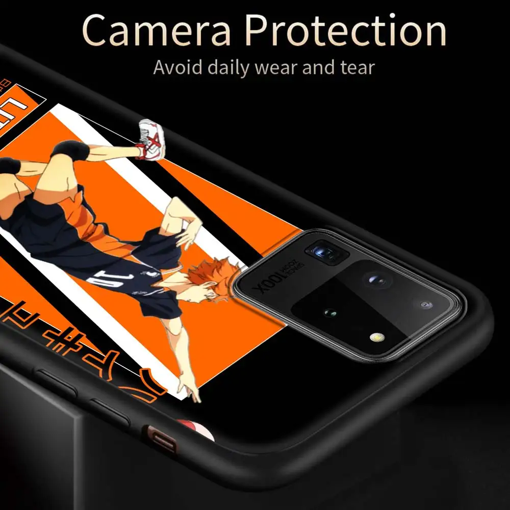 

Cute Japan Anime Haikyuu Silicone Case Fundas For Samsung Galaxy S20 FE S21 S20 Ultra 5G S10e S10 S8 S9 Plus S7 Cover Coque Capa