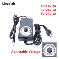 3v 12v 3v 24v 9v 24v adjustable adapter with display of voltage dc 5 5x2 12 5mm power supply eu plug 3 12 24 v charger