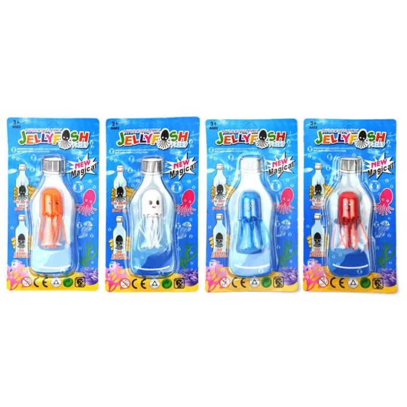 Medusas m&aacute;gicas de colores aleatorios para ni&ntilde;os, juguetes de medusas de colores aleatorios, flotador del oc&eacute;ano, baile giratorio, medusas, juguete de ciencia, regalo de fiesta para ni&ntilde;os-5