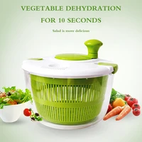 large capacity salad spinner vegetable dryer drainer easy spin fruit washing drying machine drain basket kitchen tools