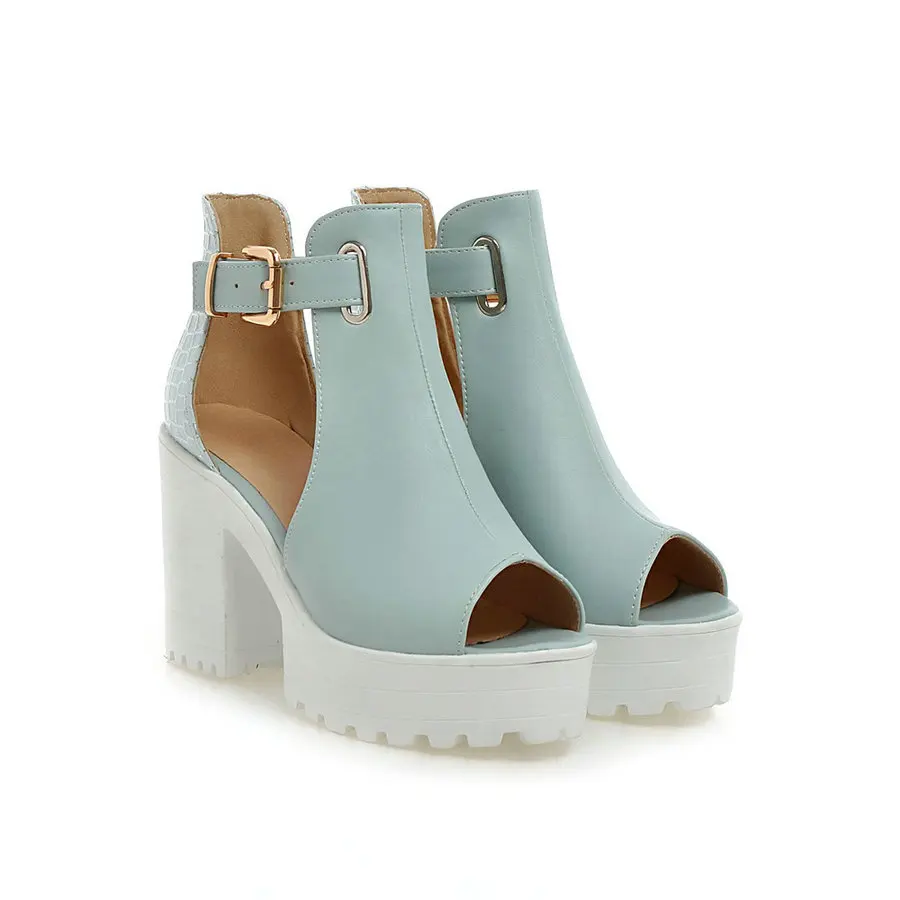 ESVEVA/туфли лодочки женские свадебные туфли на платформе с квадратным каблуком