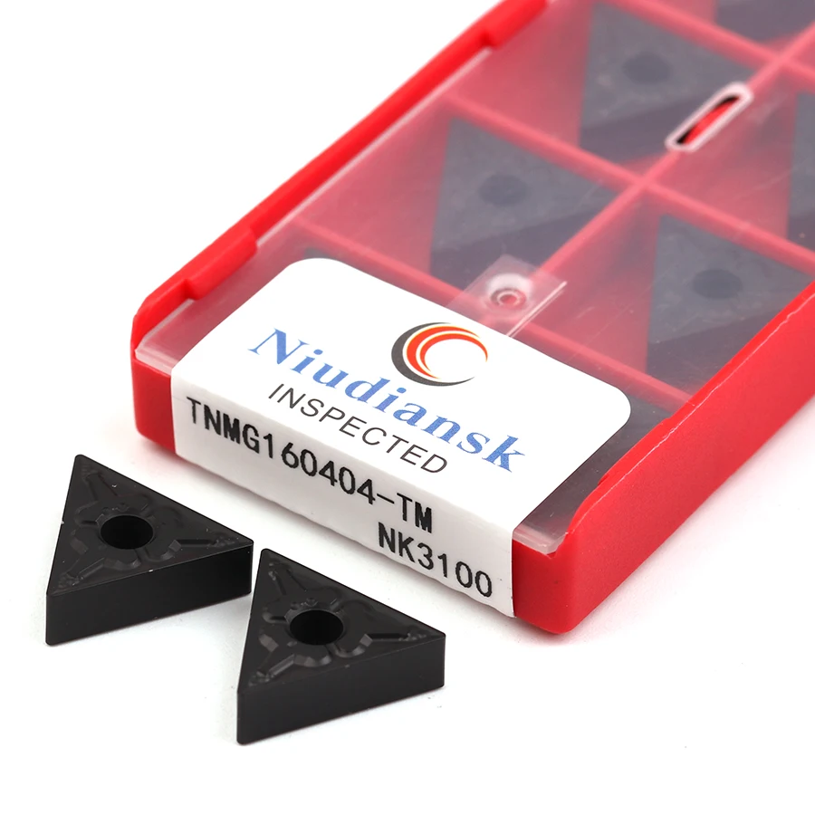 

TNMG160404-TM TNMG160408-TM NK3100 Hard Alloy CNC Lathe Turning Insert High Hardness Metal Cutting Insert External Turning Tools