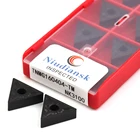 Фрезерная пластина для токарного станка с ЧПУ из твердого сплава, высокопрочная пластина для резки металла, внешние токарные инструменты