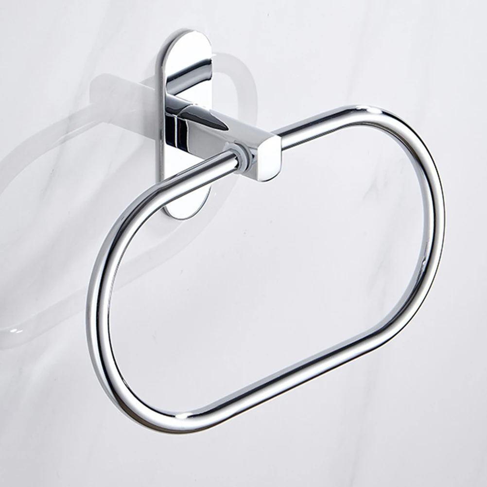 Дырокол Бесплатная вешалка для полотенец ванной круг полотенцесушитель полка