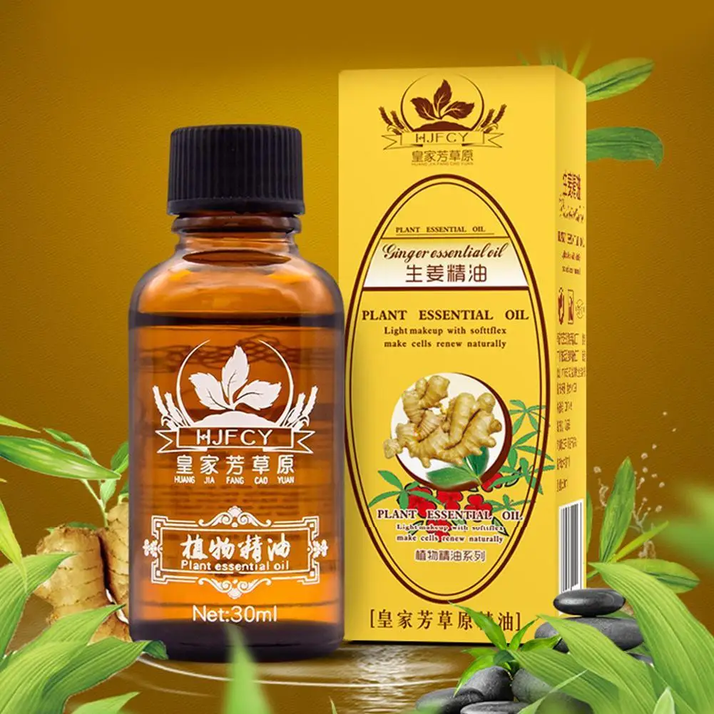

Ginger Essential Oil Body Massage Essential Oil Massage Spa Massage Massage Ginger Oil Oil Shoulder Back Feet Open Soak Oil W1J5