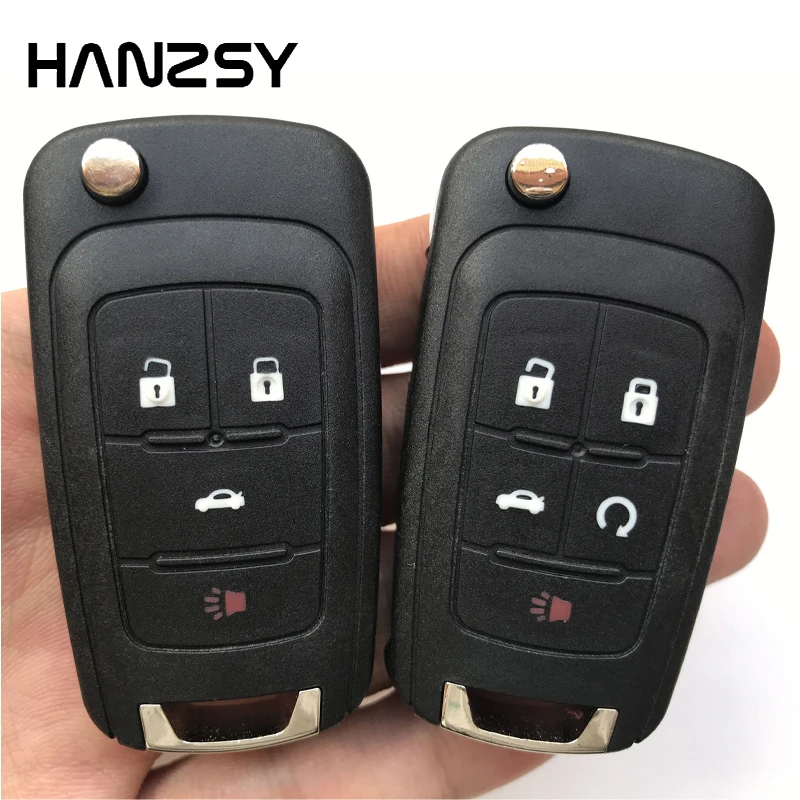 

10pcs 2 3 4 5 Buttons Flip Folding key Case For Opel Vauxhall Astra H Insignia J Vectra C Corsa D Zafira Remote Key Shell Cover