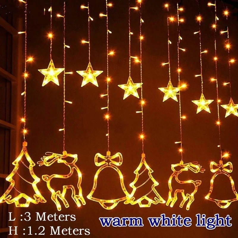 

Лось, светодиодное освещение, Рождественский Декор для дома, подвесная гирлянда, украшение для рождественской елки, рождественский подарок...
