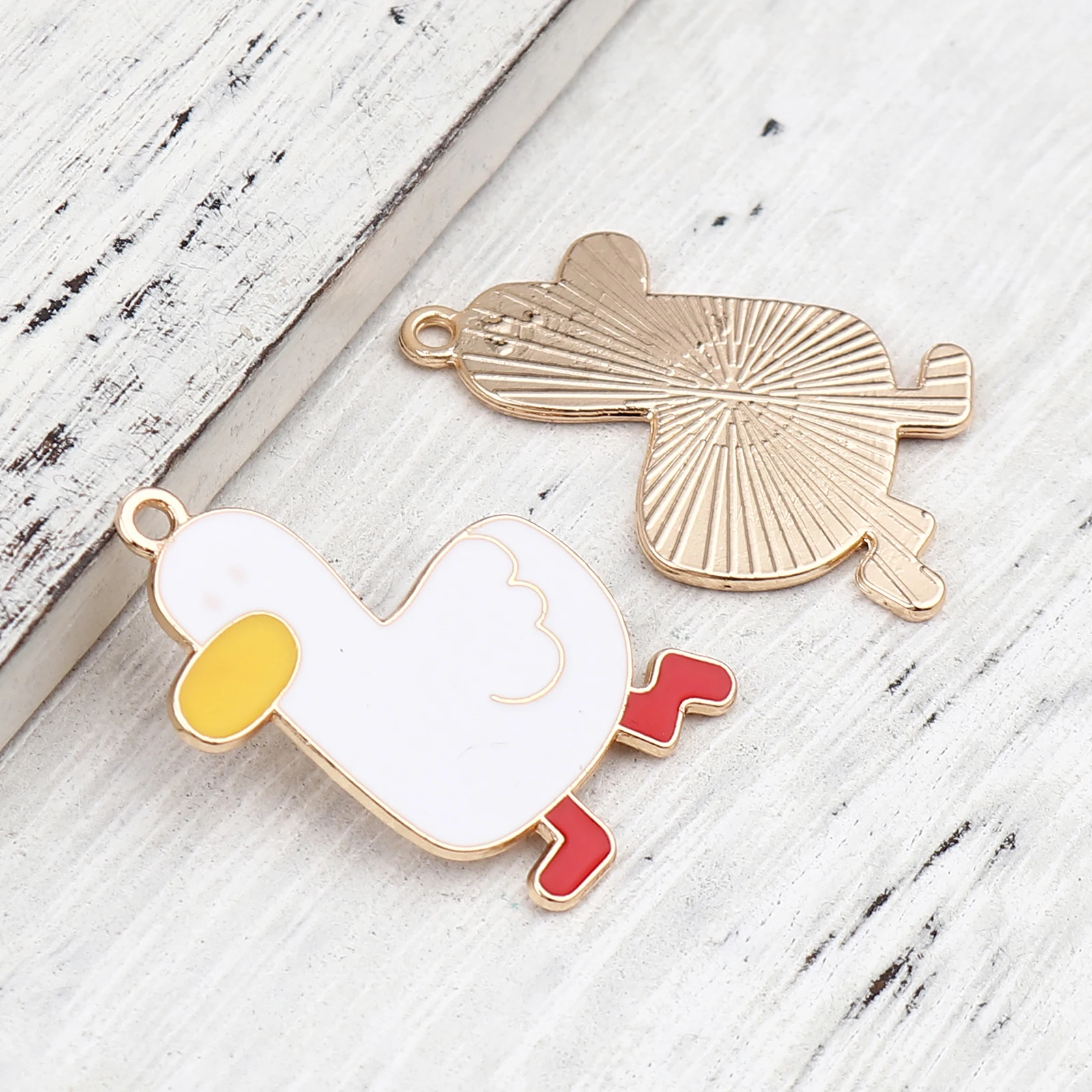 Подвески из цинкового сплава в виде животных для изготовления браслетов 10 шт. |