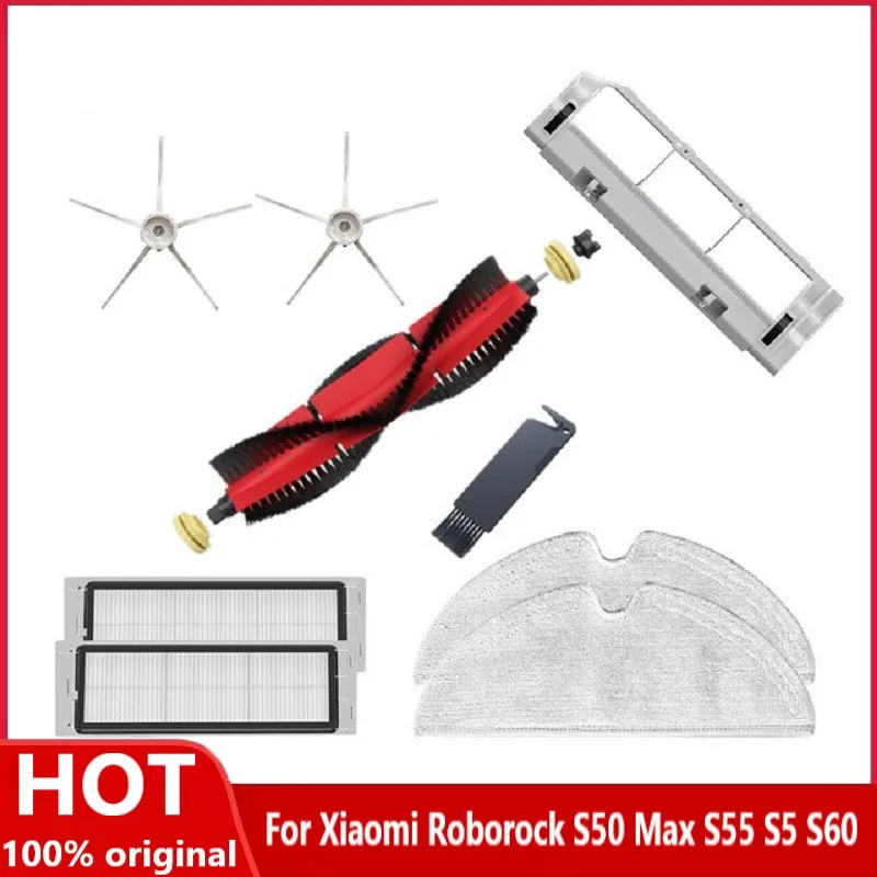 

Applicable to roborock accessories S5 big S 6 S50 S5 s5max s6max S6 big S 4 E4 removable main brush side filter accessories