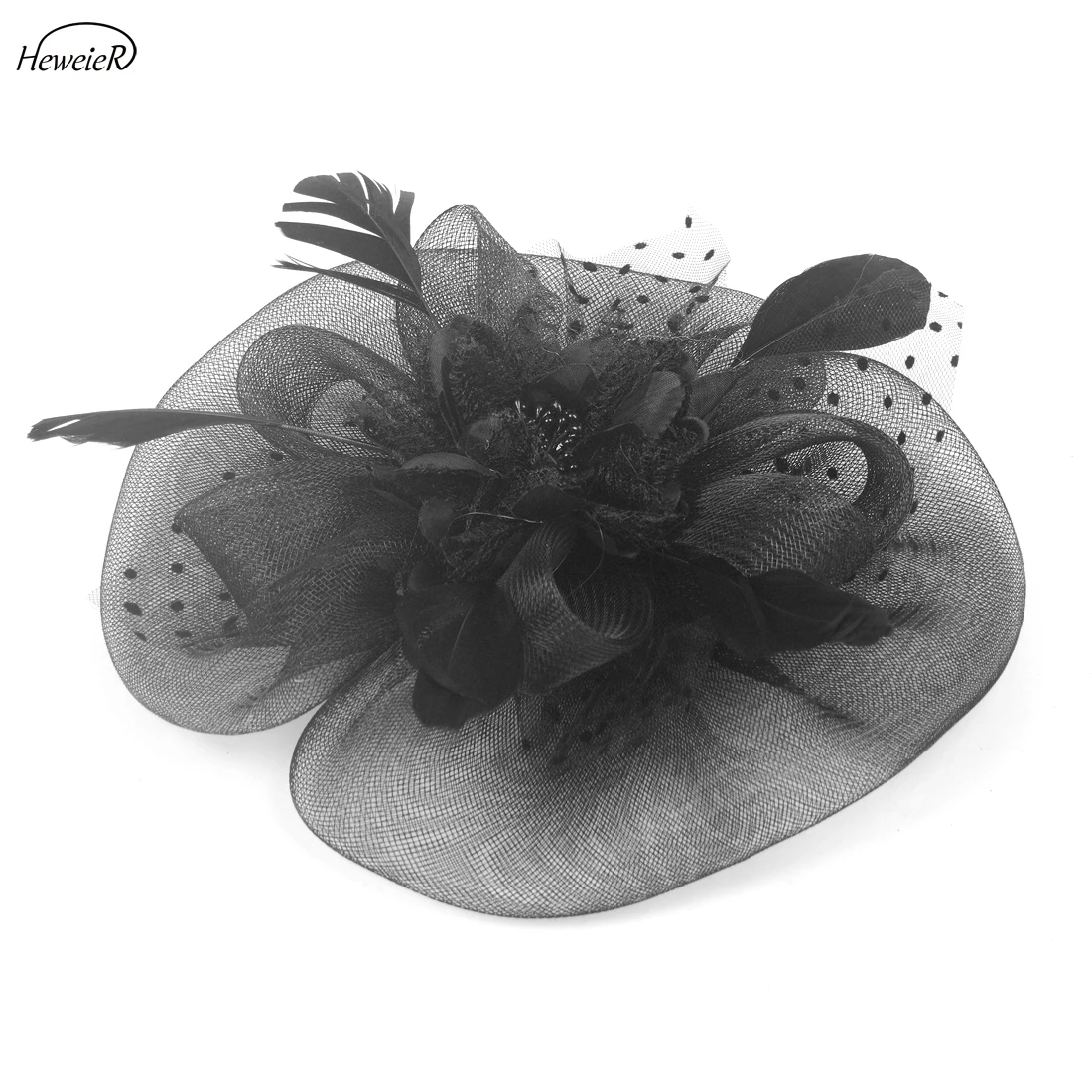 Женская Вуалетка ручной работы заколка для волос коктейвечерние Ascot модный