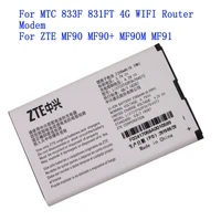high quality li3723t42p3h704572 battery 2300mahfor mtc 833f 831ft 4g wifi router modem for zte mf90 mf90 mf90m mf91 batteries