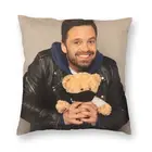 Чехол для диванной подушки с 3D принтом Себастьян Стэн