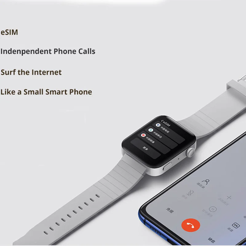Оригинальные смарт-спортивные часы xiaomi ESIM AC1817 4G LTE 1 39 дюйма AMOLED IP68