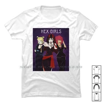 the hex girls logo t shirt 100 cotton adventure vampire ture logo host band log st go