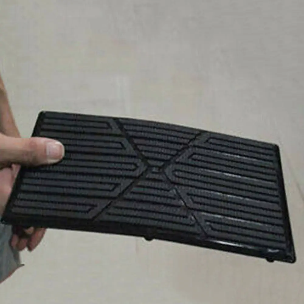 

Universal Black Car Floor Carpet Pad Heel Foot Mat Pedal Patch Cover Car Mat PVC Anti-skid Pedal 25x16cm
