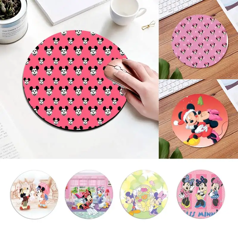 Disney Mouse красивый коврик для мышки в стиле аниме мыши Удобный круглый серия
