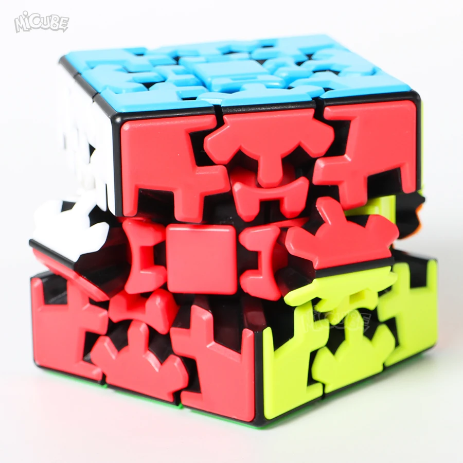 Yumo 3x3 зубчатая головоломка твист куб 3x3x3 Шестерня 3*3*3 профессиональные игровые игрушки необычной формы